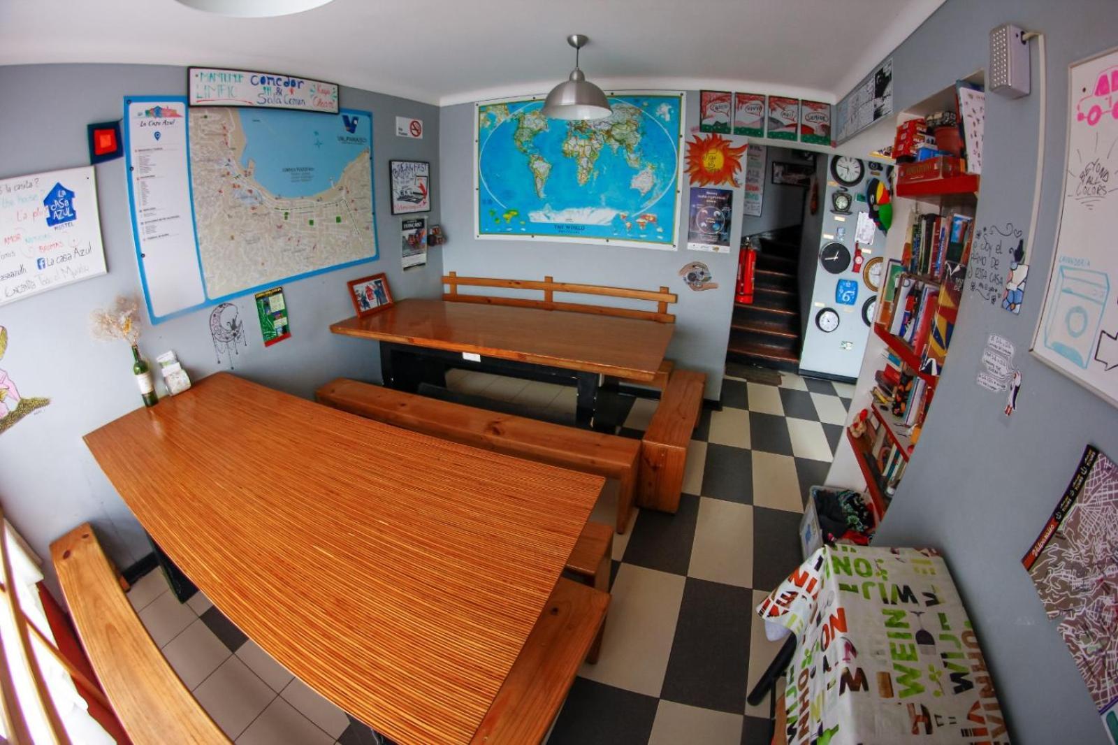 La Casa Azul Hostel فالبارايسو المظهر الخارجي الصورة